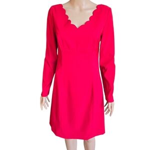 Hugo Buscati Collection Scalloped Neckline Dress